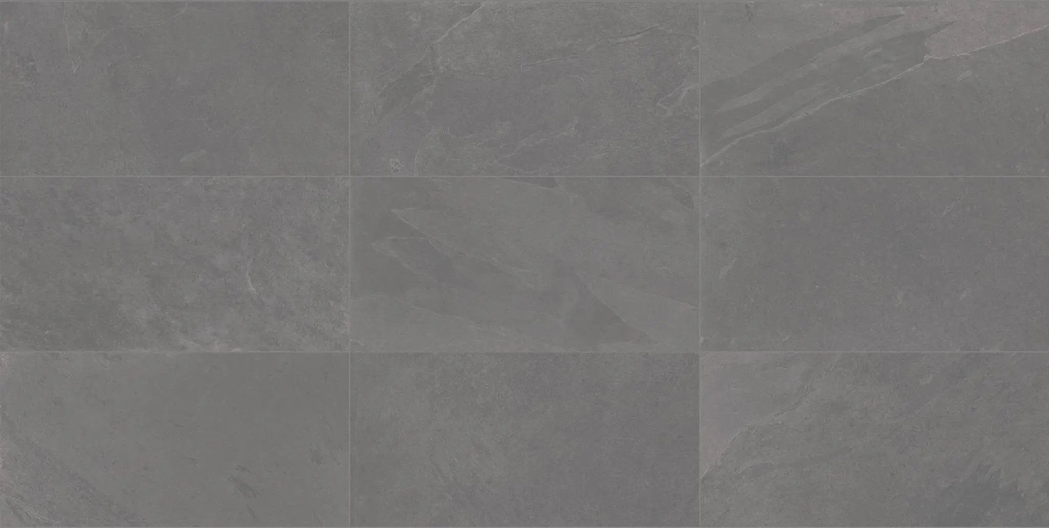 Trek Lead Cove Base Slate Look Porcelain 6x12 by landmarkceramics