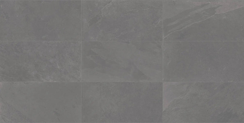 Trek Lead Bullnose Slate Look Porcelain Moldings 3x24 by landmarkceramics