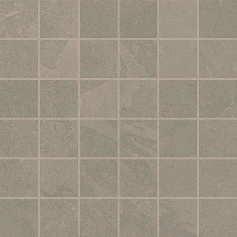 Trek Sand Mosaic A Slate Look Porcelain Mosaics 12x12 by landmarkceramics