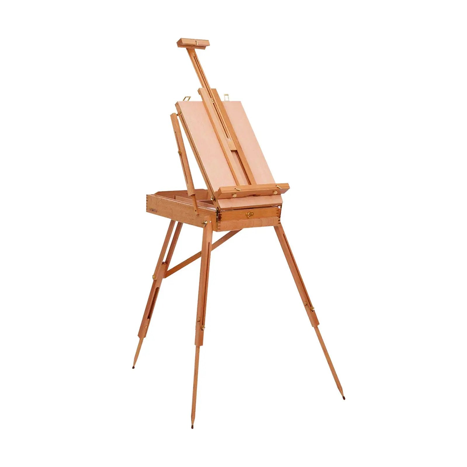 Tripod Folding French Wooden Easel with Sketch Box by DirectDeals