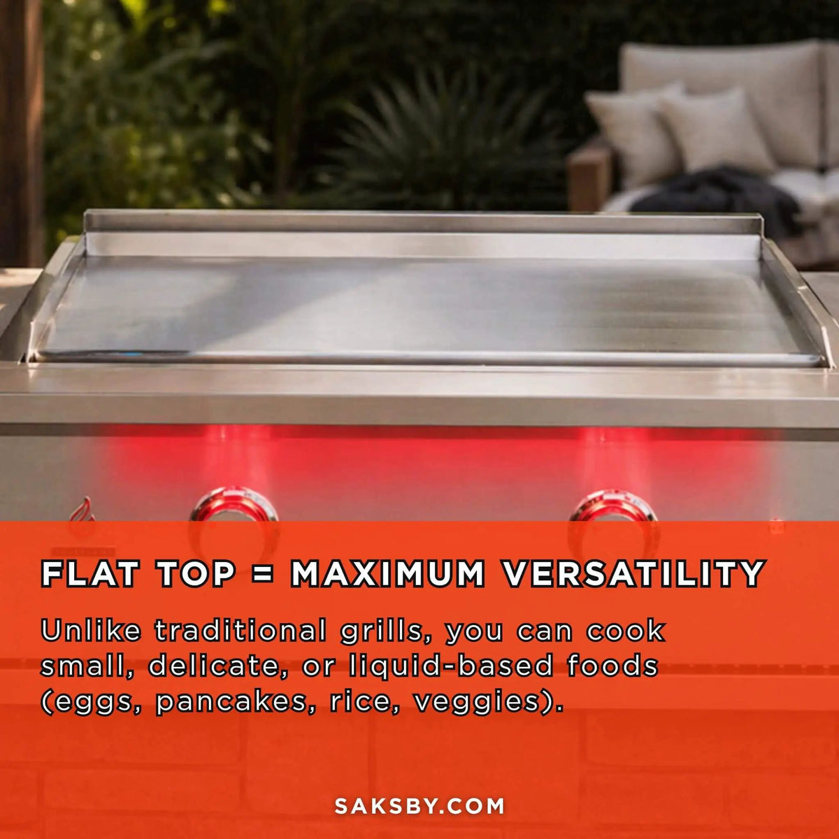 TrueFlame 30" Premium Built-In Stainless Gas Griddle Grill [TFG30] (SAK85362) by SAKSBY WHOLESALE