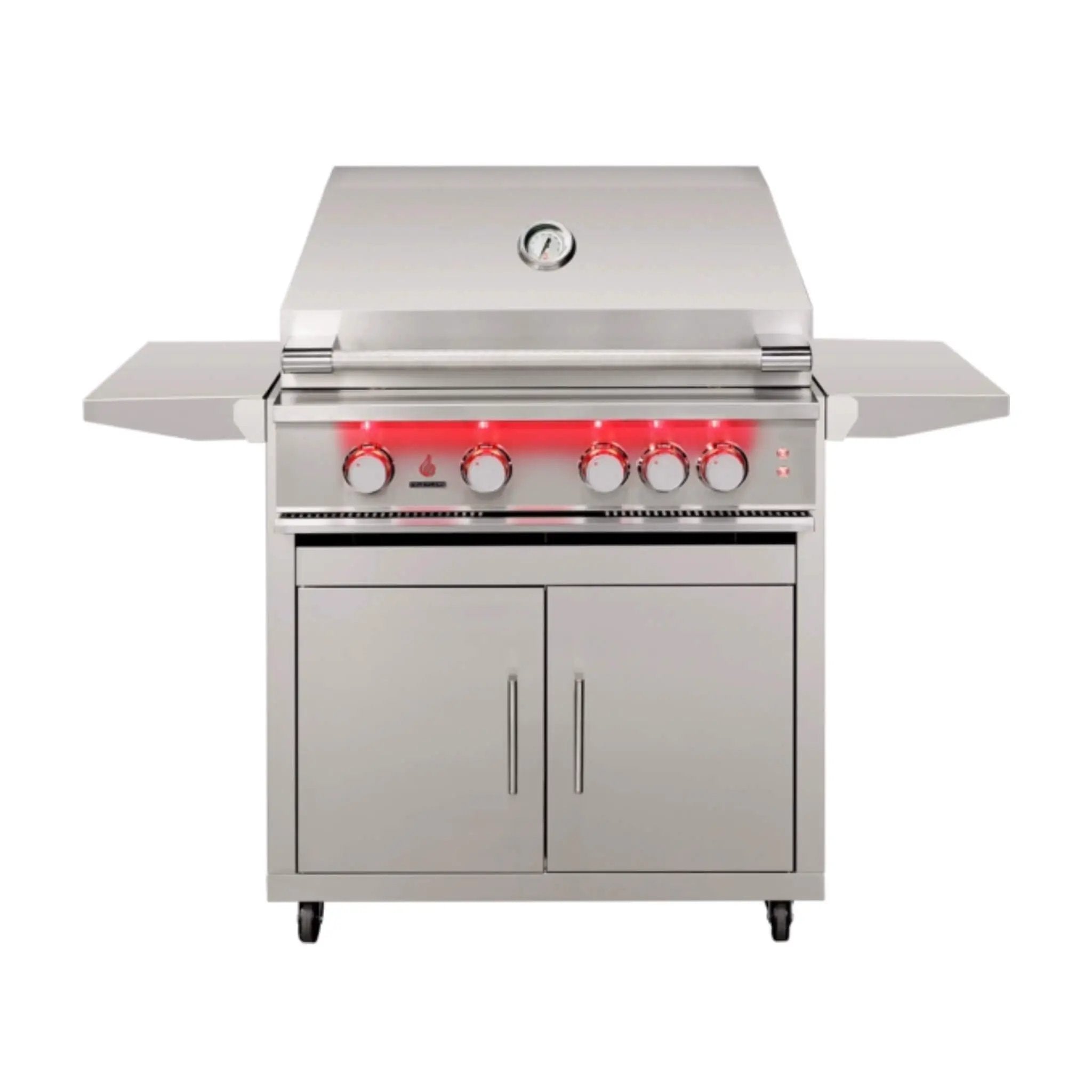 TrueFlame Built-In Stainless Steel Freestanding Gas Grills With Deluxe Cart [TF25/32/40] (SAK76845) by SAKSBY WHOLESALE