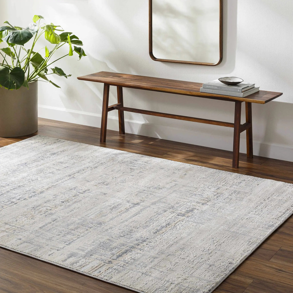 Tut Textured Luxe Rug - Clearance, installed in a room 5