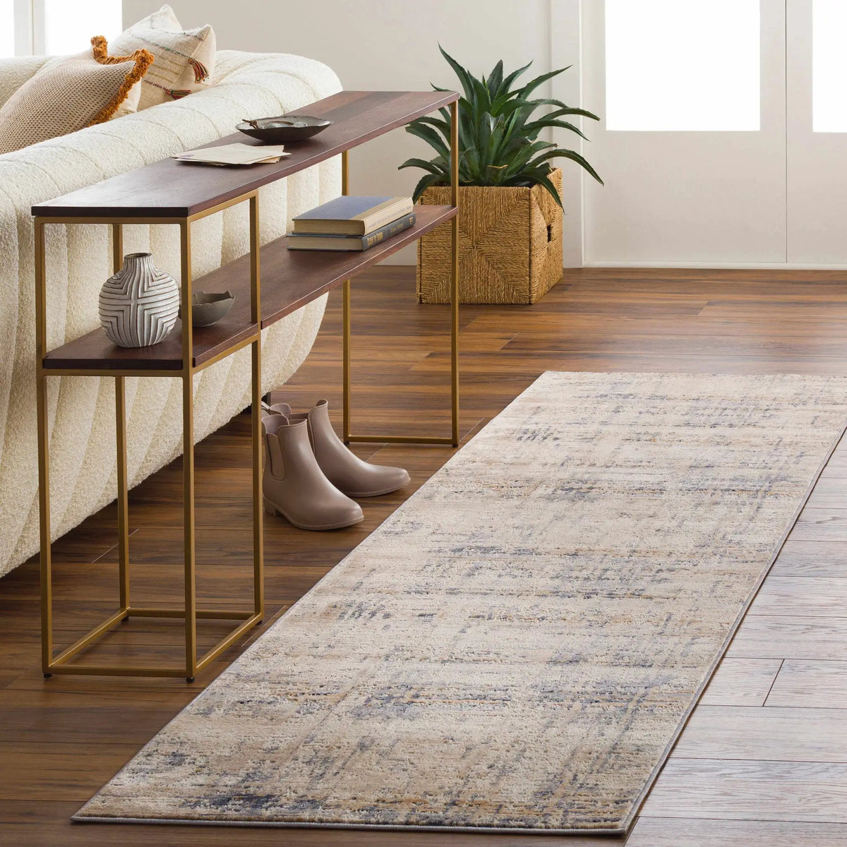 Tut Textured Luxe Rug - Clearance, installed in a room 2