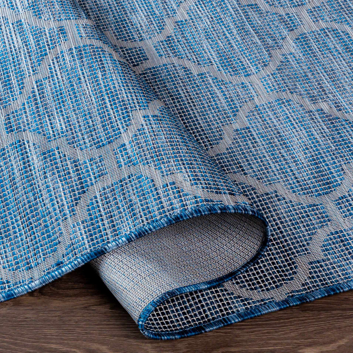 Blue Moolap Outdoor Rug - Clearance, photo 5 of 8