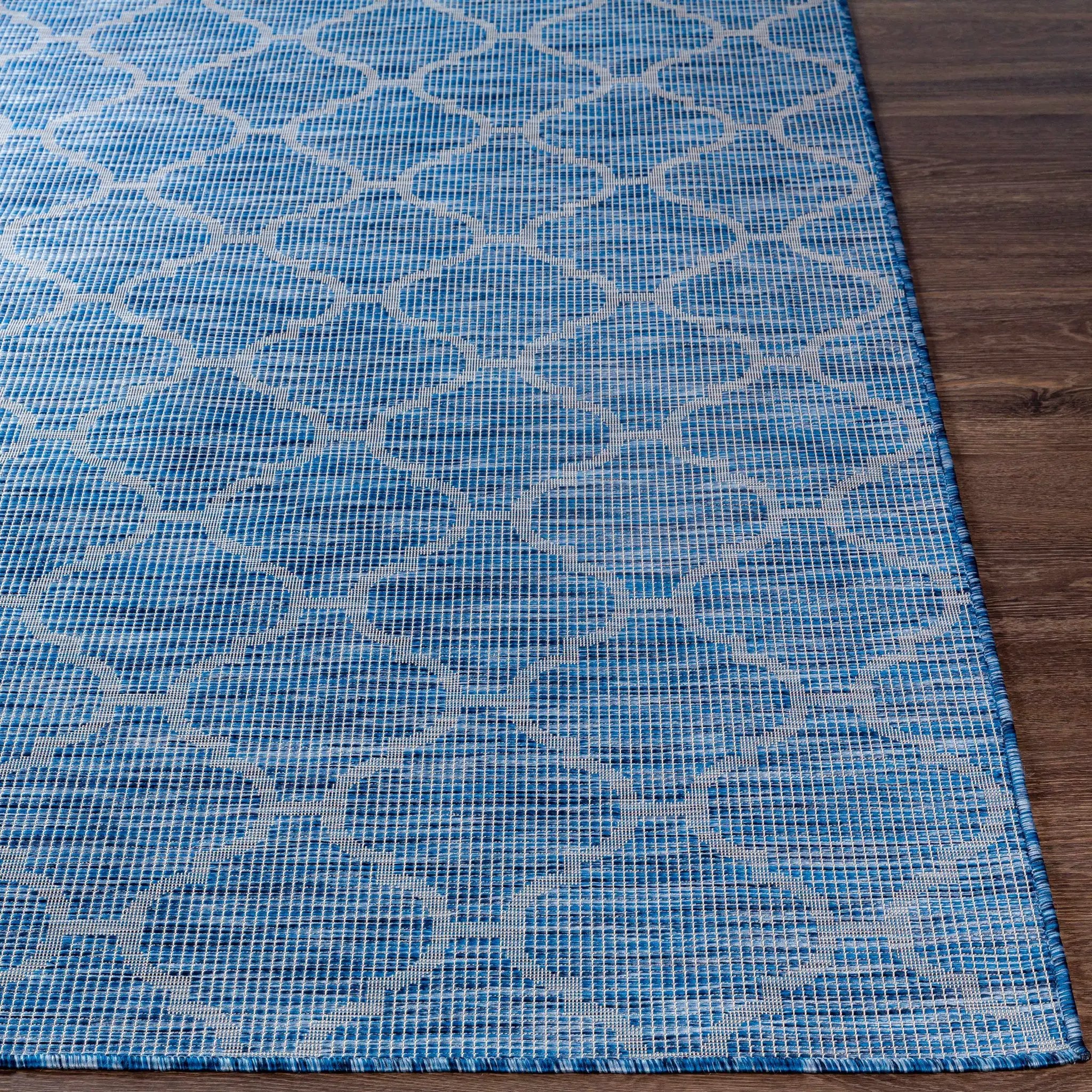 Blue Moolap Outdoor Rug - Clearance by Boutique Rugs