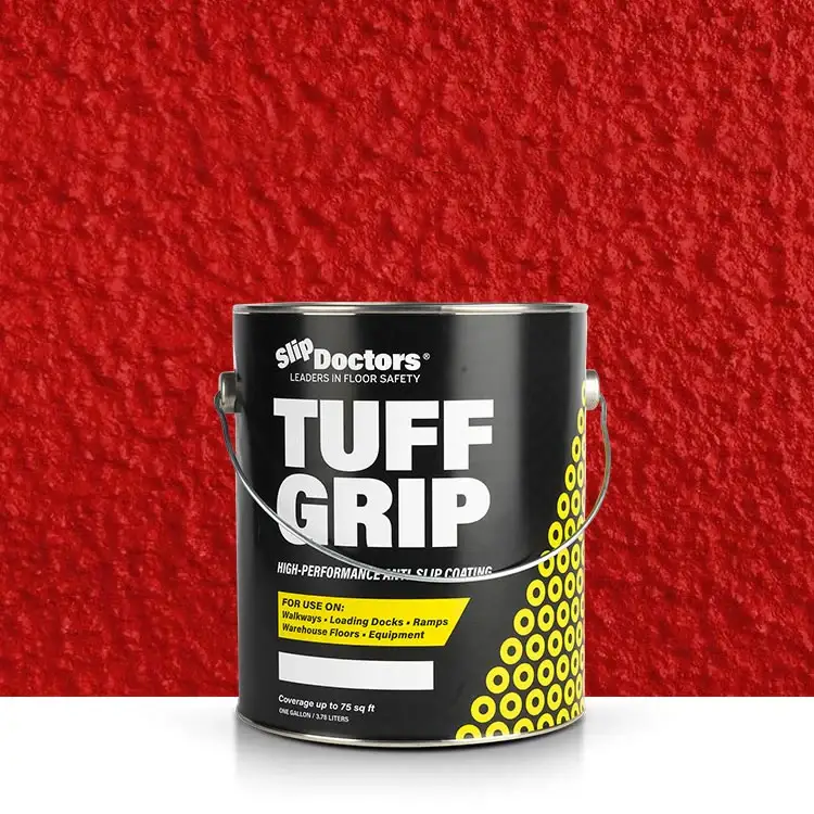 Tuff Grip or Tuff Grip Extreme - Aggressive Traction Non-Skid Floor Paint by SlipDoctors