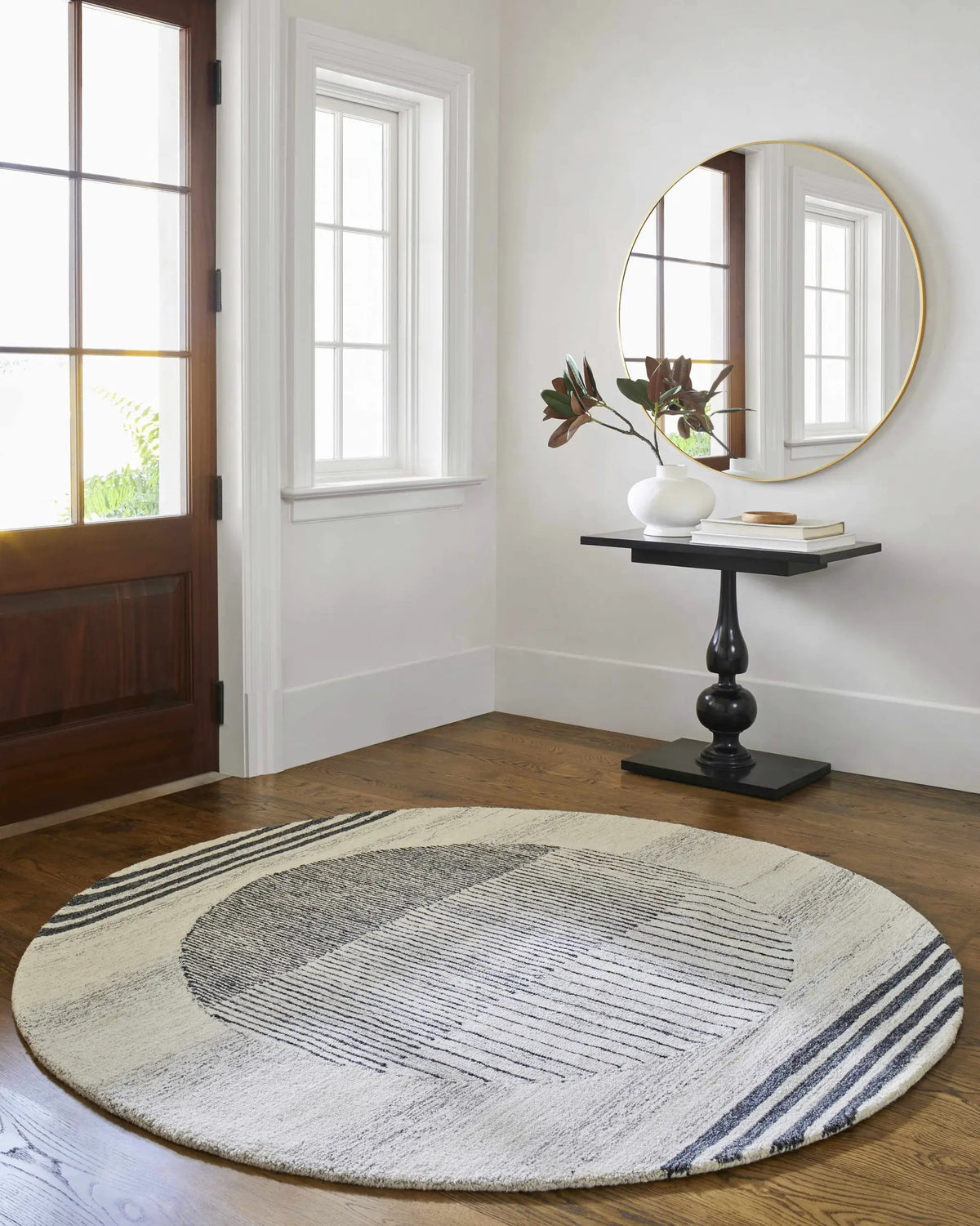 Turgut Modern Wool Rug, installed in a room 6