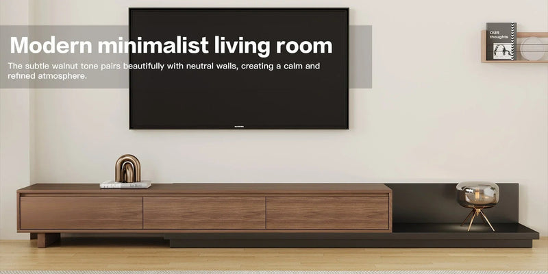TV Cabinet - Adjustable Walnut Large, photo 11 of 34