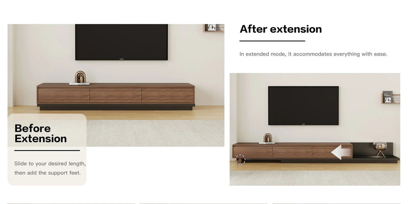 TV Cabinet - Adjustable Walnut Large, photo 33 of 34
