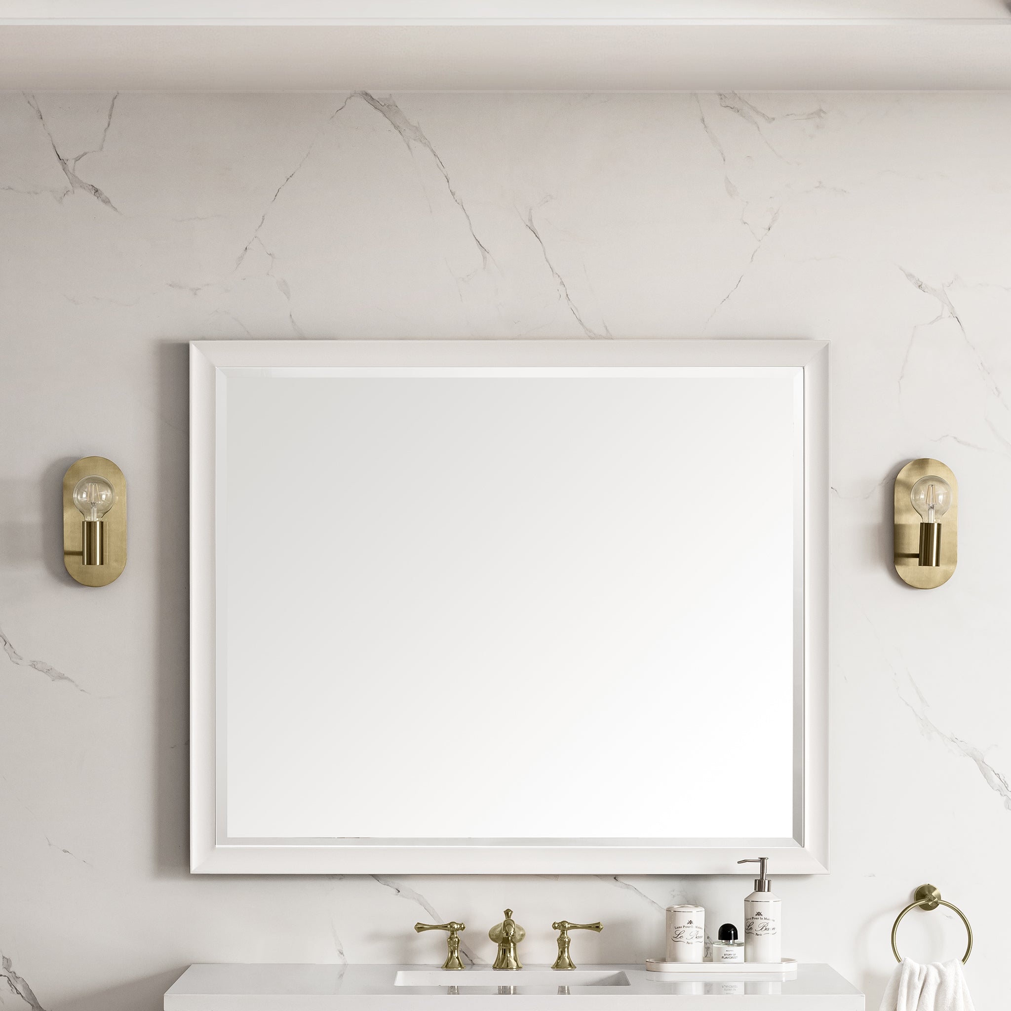 James Martin Glenbrooke 48" Mirror, Bright White, view 3