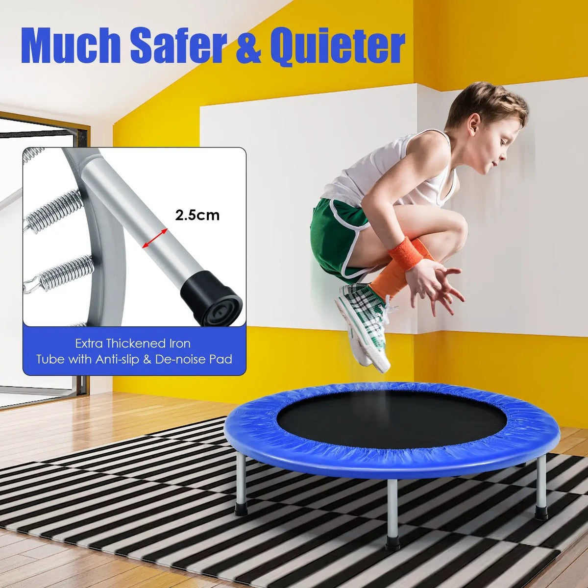 38 Inch Mini Folding Trampoline Portable, photo 8 of 10