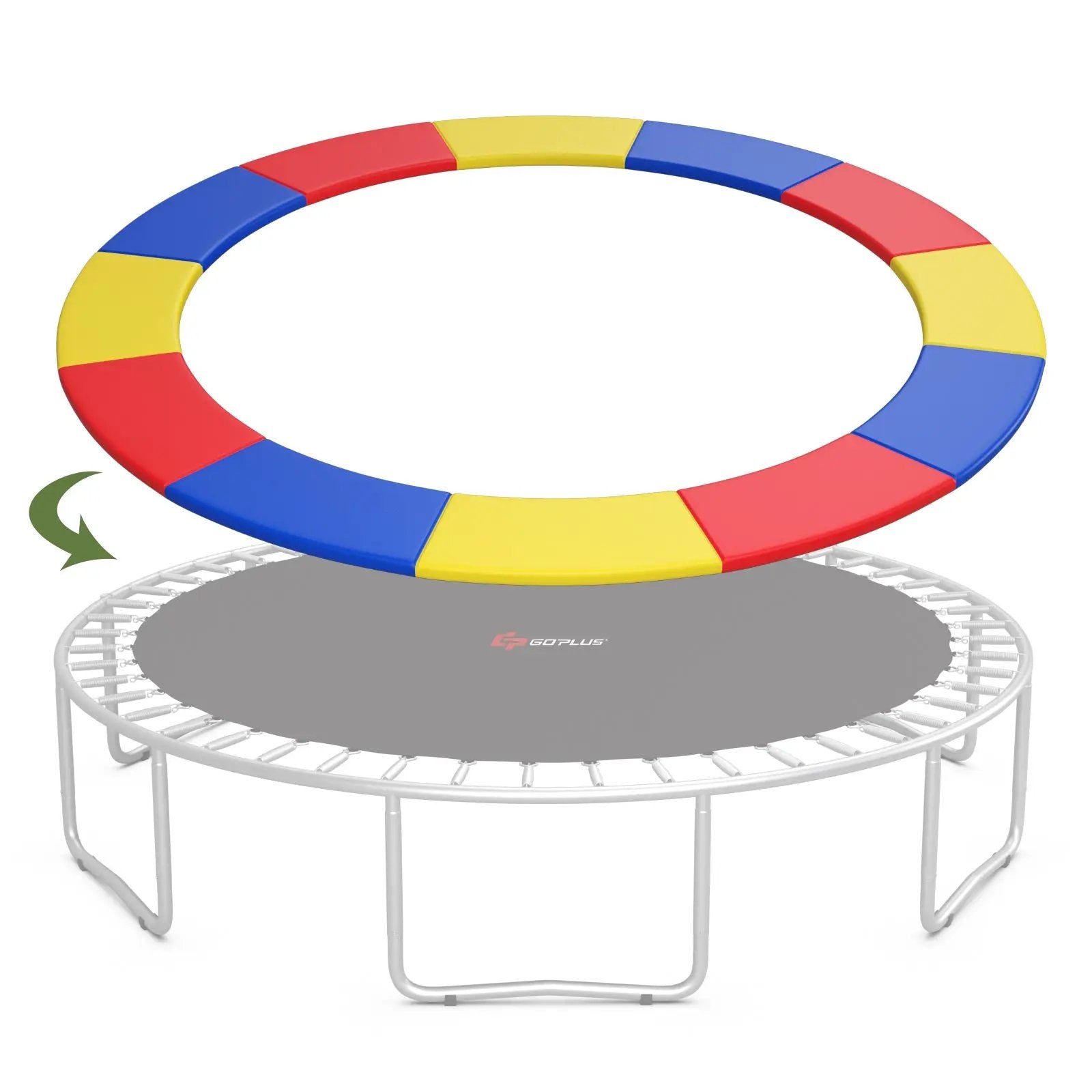 12 Feet Waterproof and Tear-Resistant Universal Trampoline Safety Pad Spring Cover by DirectDeals