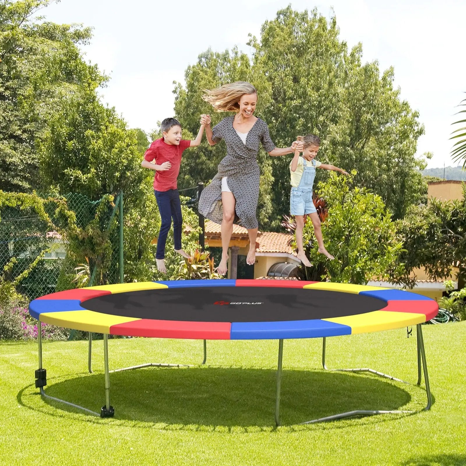 12 Feet Waterproof and Tear-Resistant Universal Trampoline Safety Pad Spring Cover by DirectDeals