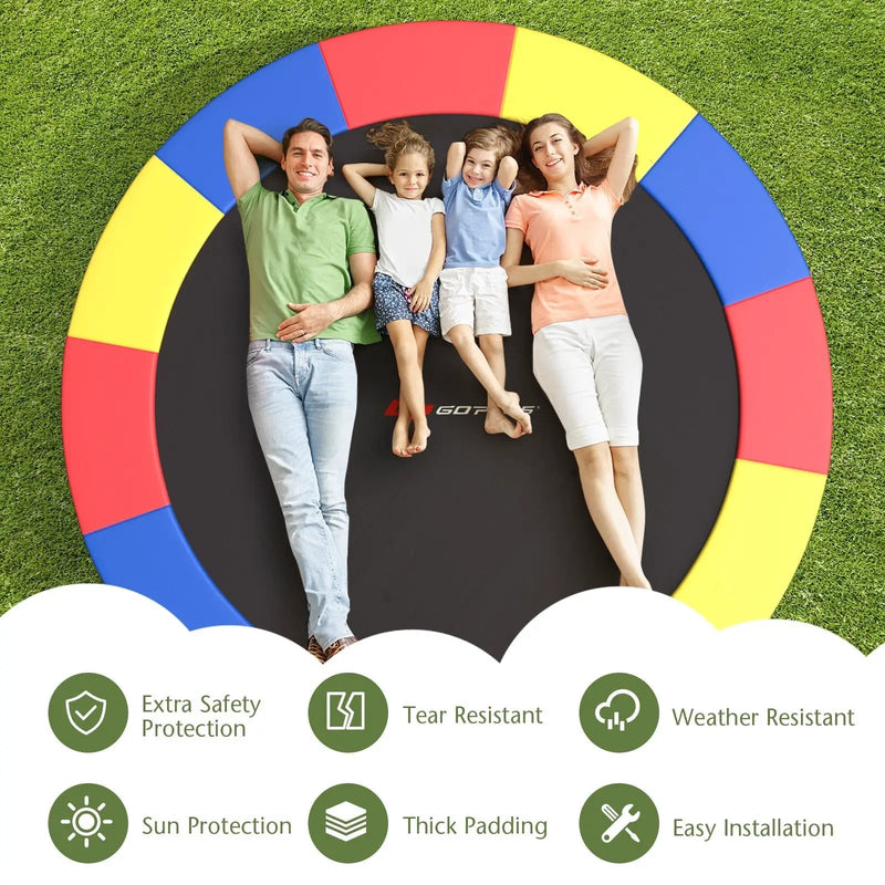 12 Feet Waterproof and Tear-Resistant Universal Trampoline Safety Pad Spring Cover by DirectDeals