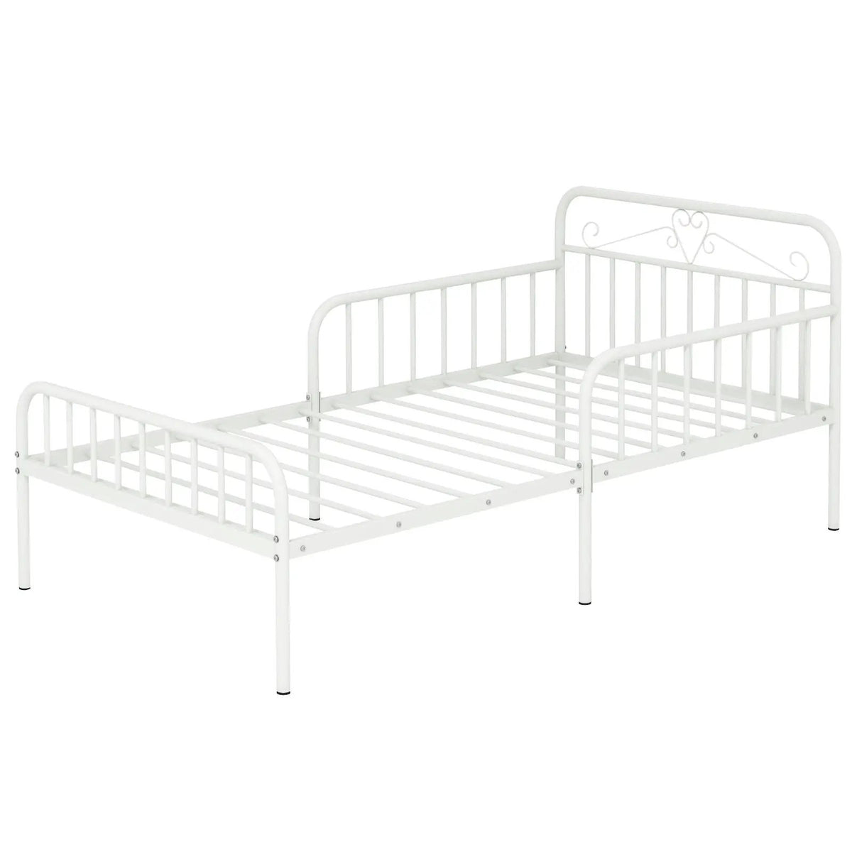 Twin Size Bed Frame with Headboard and Safety Side Guardrails, photo 10 of 10