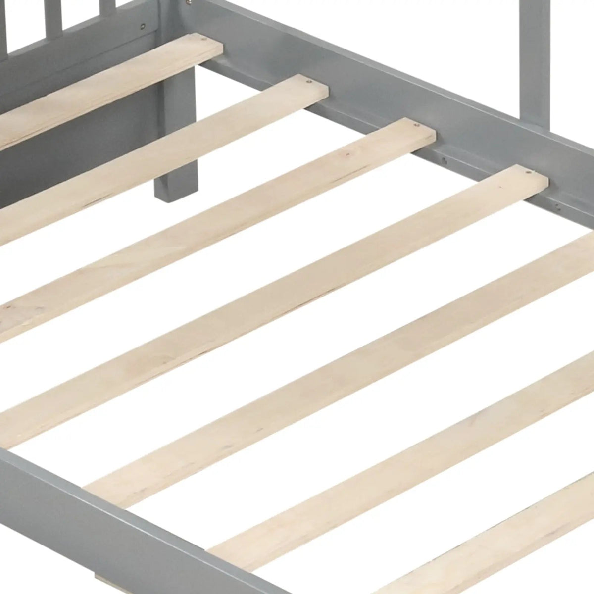 Twin Size House Bed with 2 Storage Drawers and Fence Guardrails, photo 5 of 9