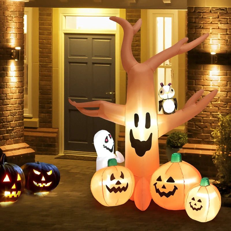 8 Feet Halloween Inflatable Dead Tree with LED Lights by DirectDeals