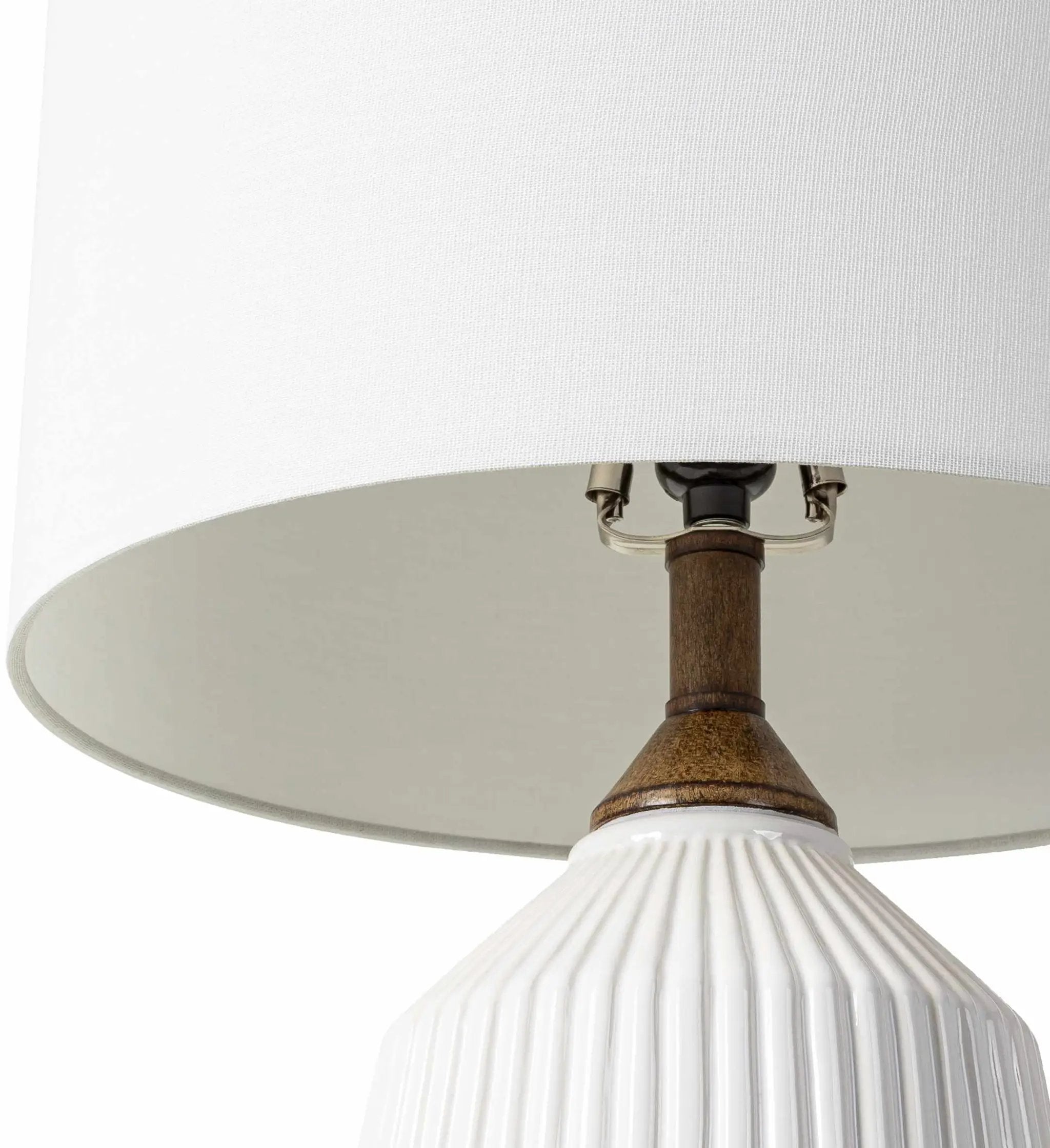Tramutola White Table Lamp by Boutique Rugs