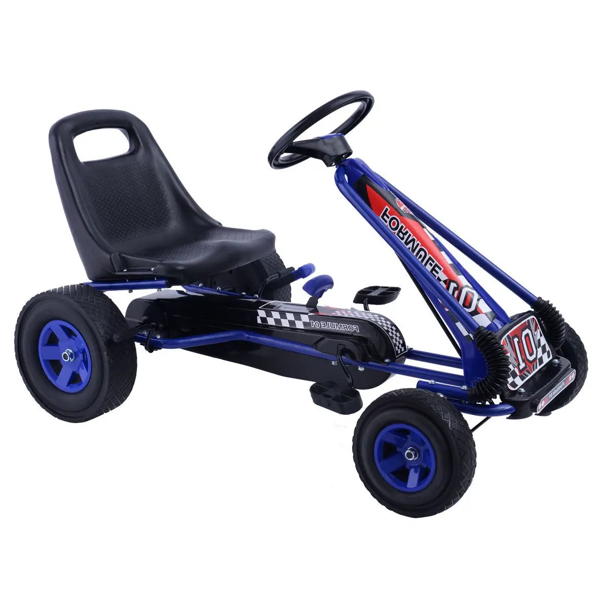4 Wheels Kids Ride On Pedal Powered Bike Go Kart Racer Car Outdoor Play Toy, photo 2 of 11