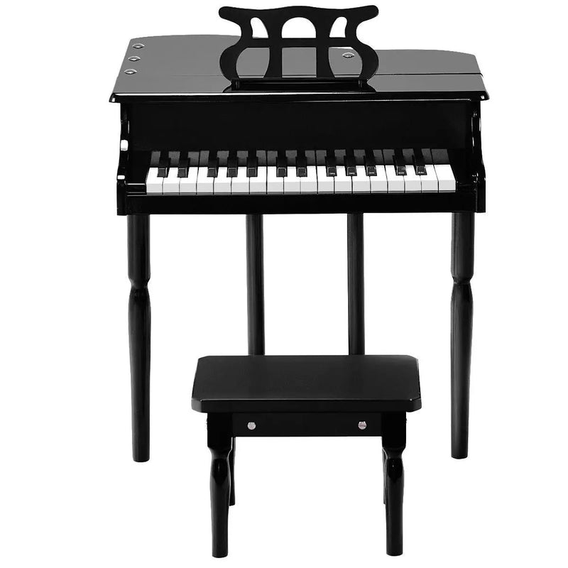 30-Key Kids Piano Keyboard Toy with Bench Piano Lid and Music Rack by DirectDeals