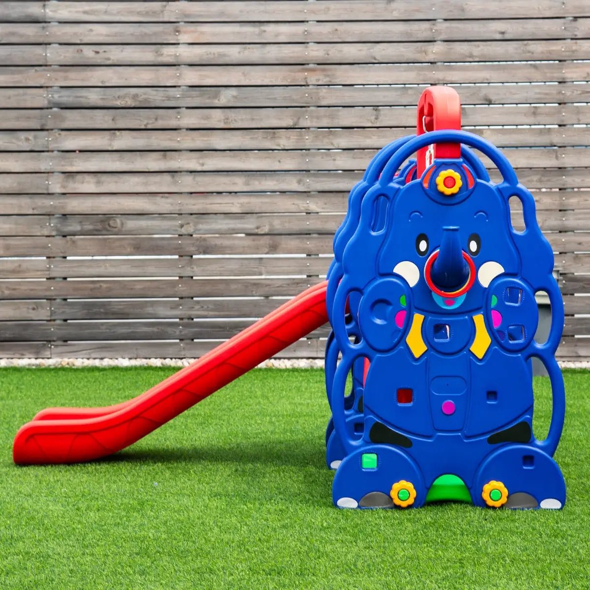 3-in-1 Junior Children Freestanding Design Climber Slide Swing Seat Basketball Hoop by DirectDeals