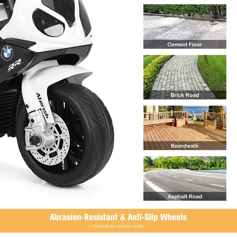 6V Kids 3 Wheels Riding BMW Licensed Electric Motorcycle by DirectDeals