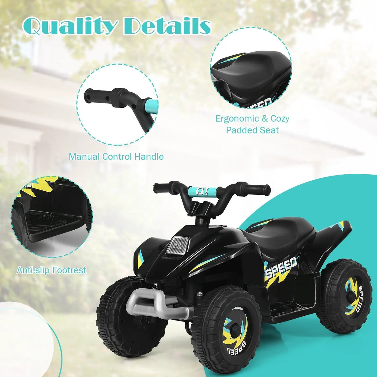 6V Kids Electric ATV 4 Wheels Ride-On Toy, photo 8 of 11