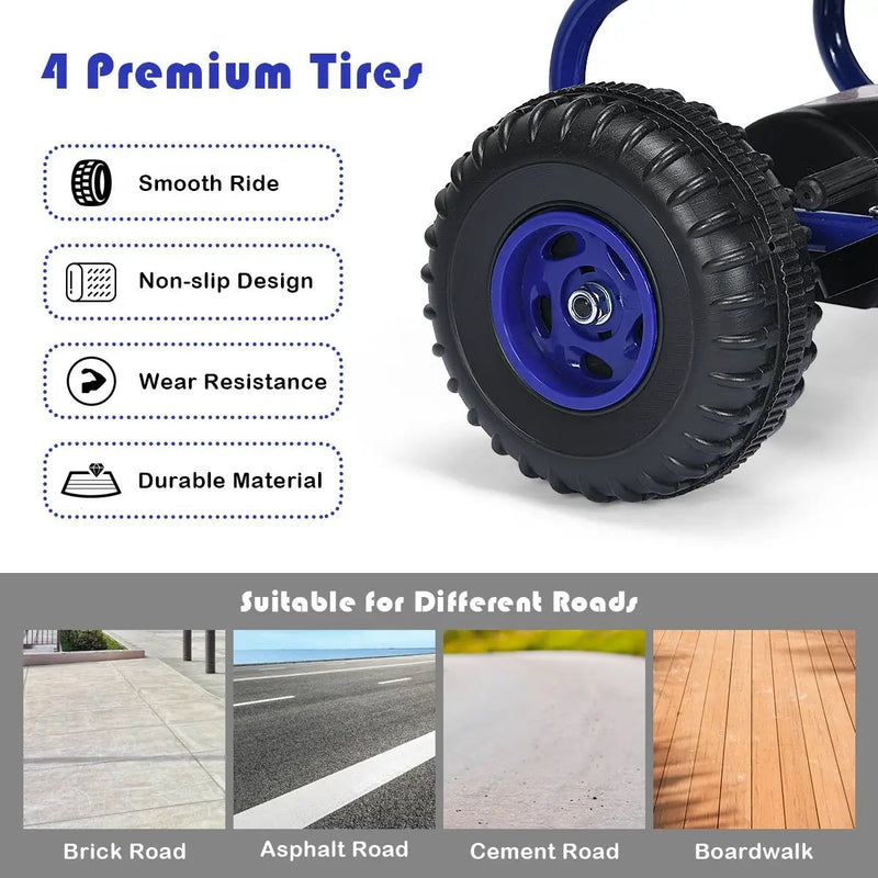 4 Wheel Pedal Powered Ride On by DirectDeals