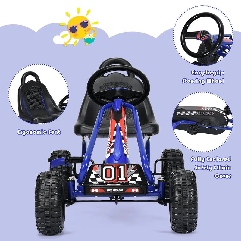 4 Wheel Pedal Powered Ride On by DirectDeals