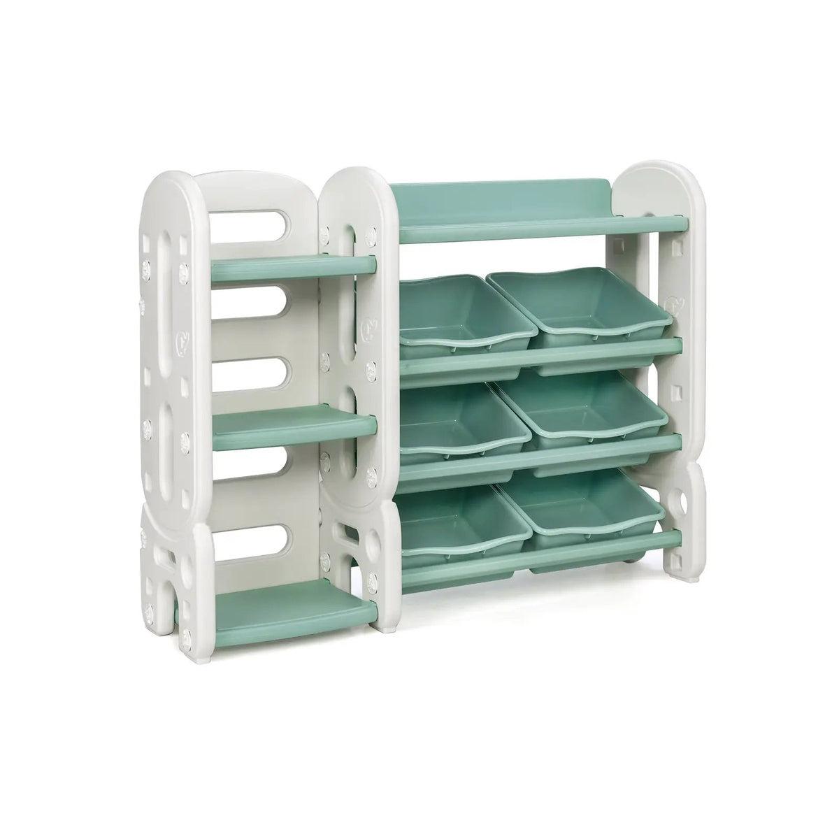 Kids Toy Storage Organizer with Bins and Multi-Layer Shelf for Bedroom Playroom, photo 2 of 16