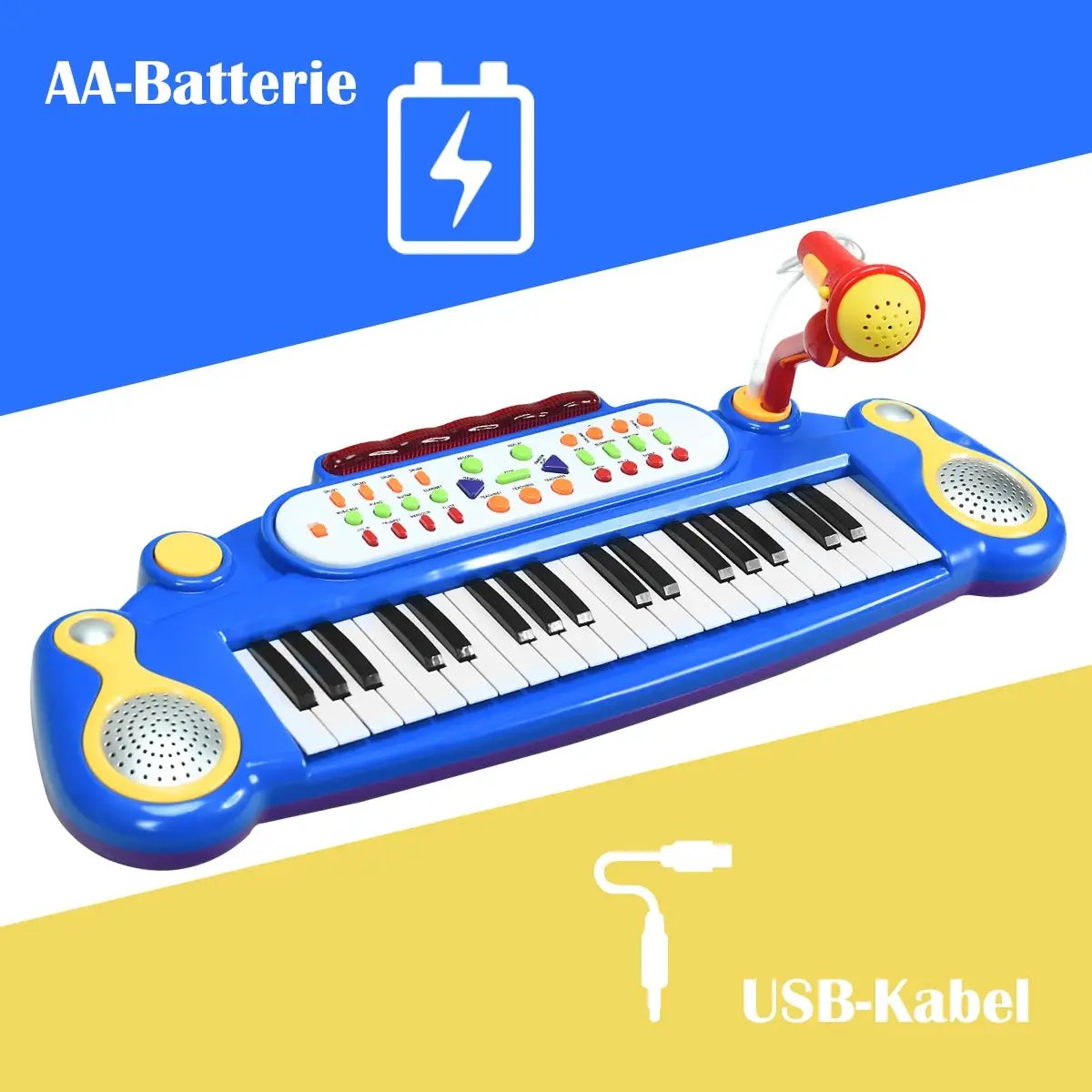 37 Key Electronic Keyboard Kids Toy Piano by DirectDeals