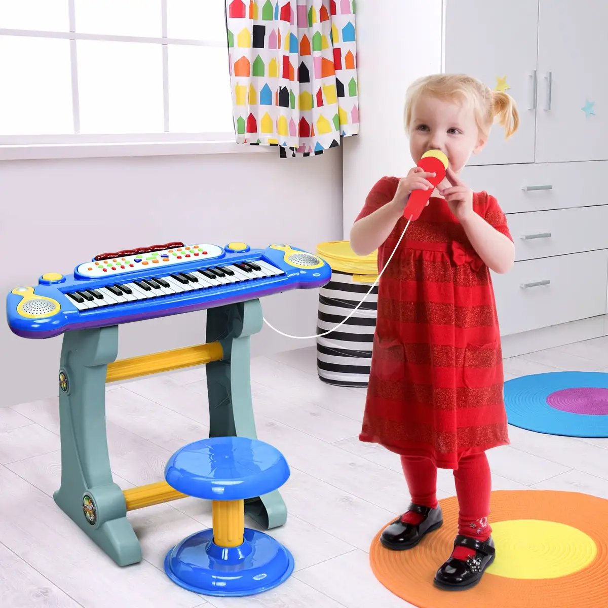 37 Key Electronic Keyboard Kids Toy Piano by DirectDeals