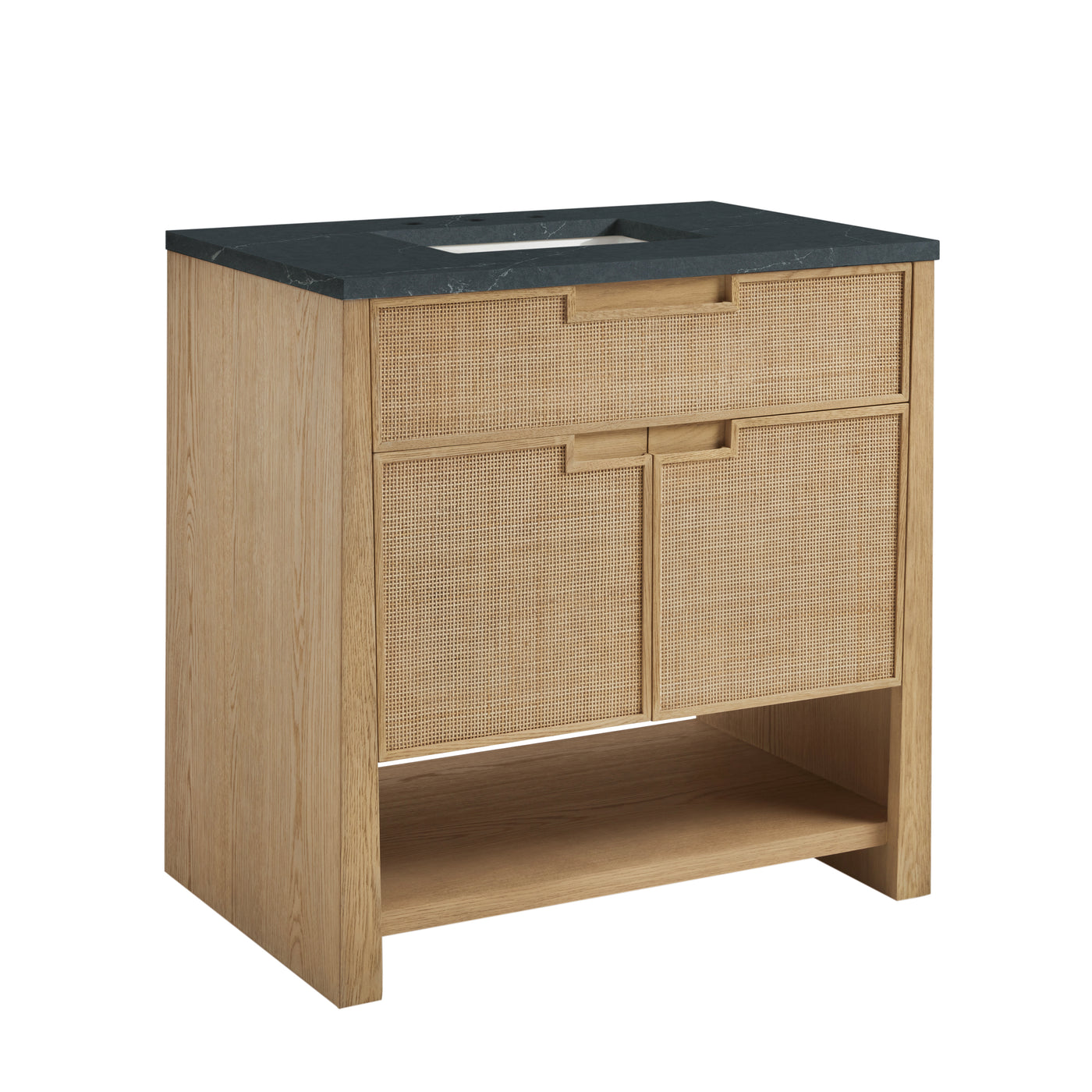 James Martin Solene 36" Single Bathroom Vanity, Seaside Oak, view 36
