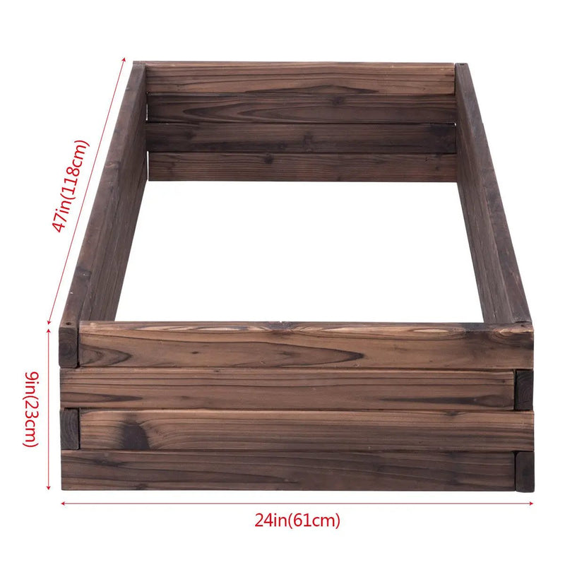 Elevated Wooden Garden Planter Box Bed Kit by DirectDeals