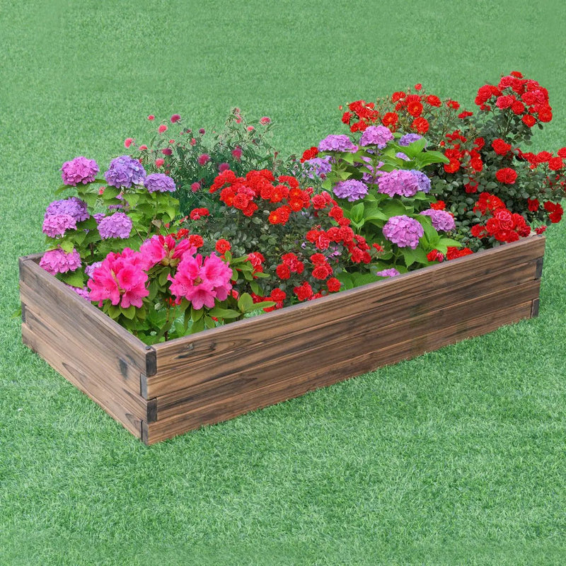 Elevated Wooden Garden Planter Box Bed Kit by DirectDeals