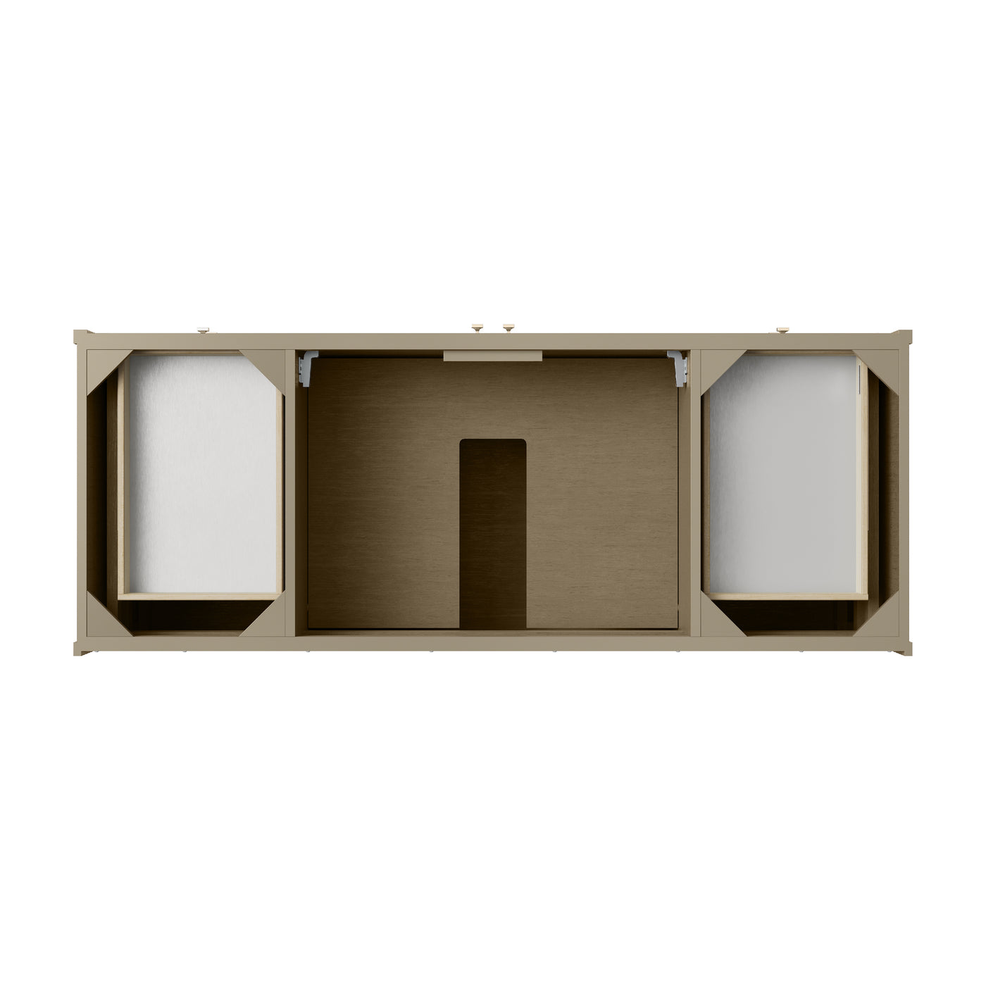 James Martin Chicago 60" Single Bathroom Vanity, Walnut Whisper, view 16