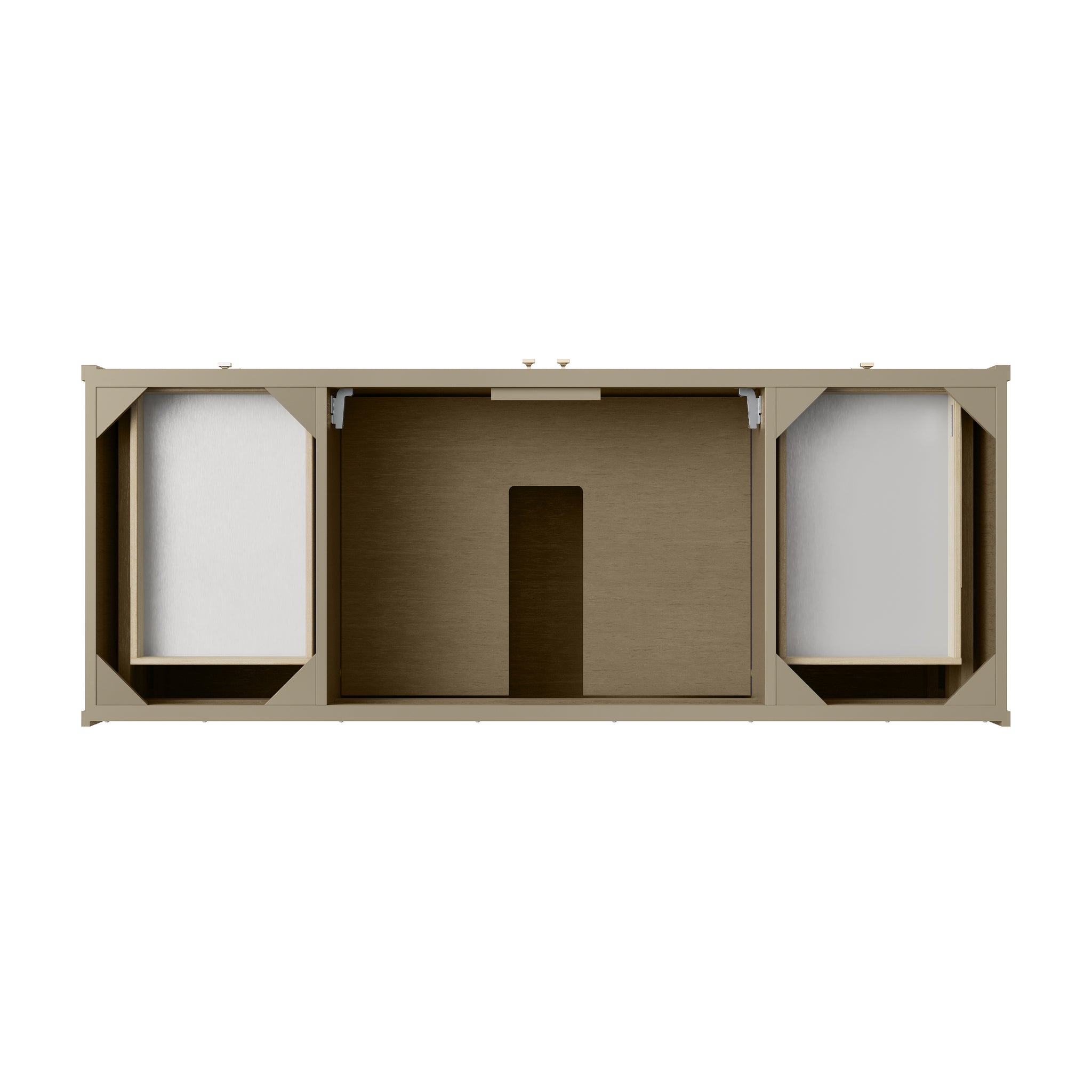 James Martin Chicago 60" Single Bathroom Vanity, Walnut Whisper, view 16
