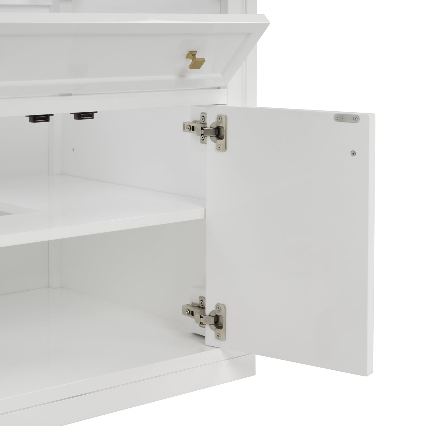 James Martin Chicago 30" Single Bathroom Vanity, Glossy White, view 26