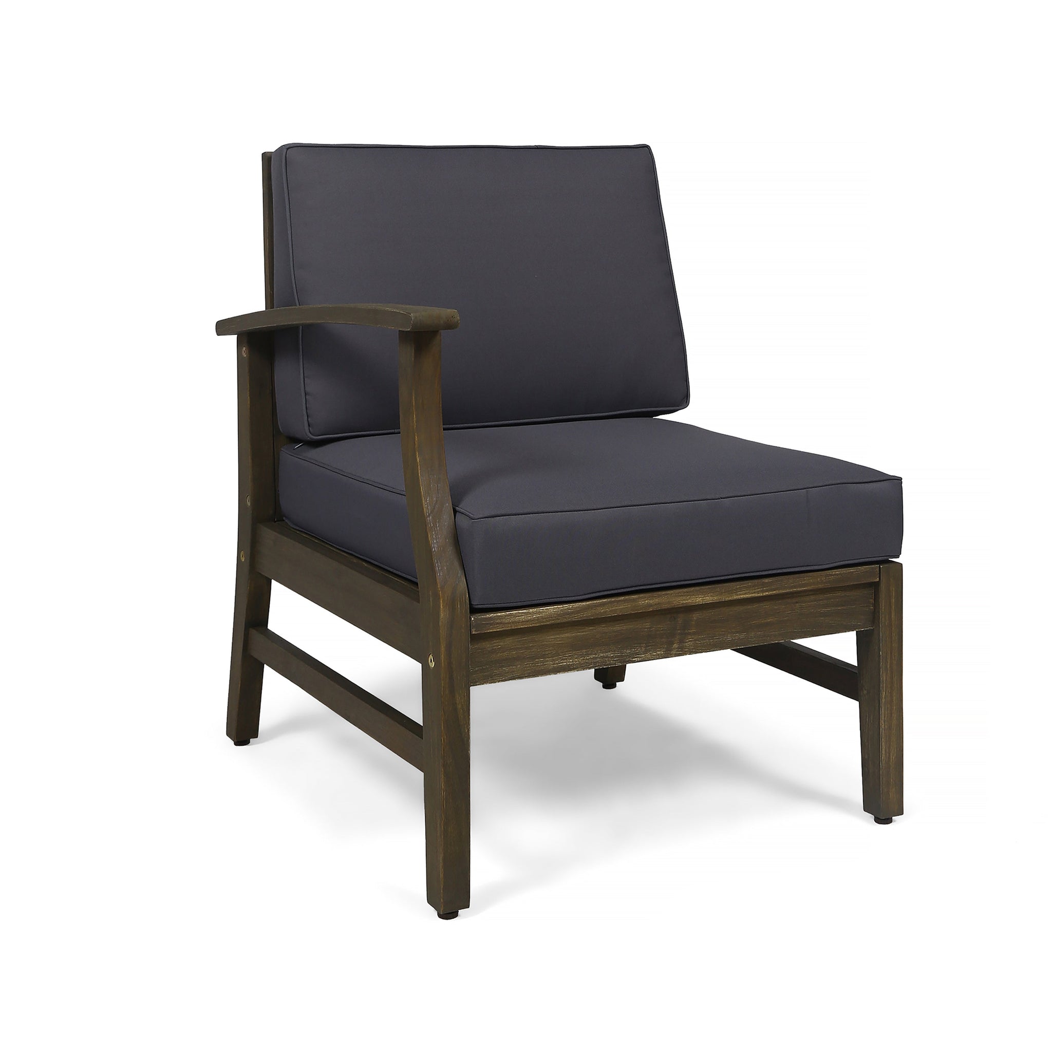 Perla 3 Seater Sofa and Table Set, Dark by HouseOfZazla