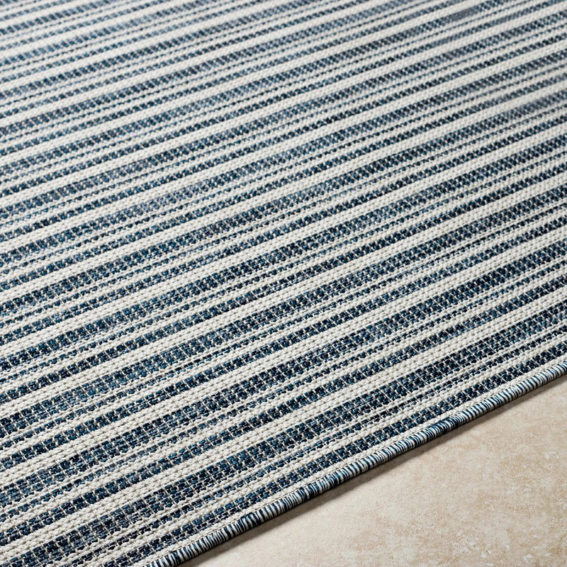 Greg Navy Outdoor Area Rug - Clearance by Boutique Rugs