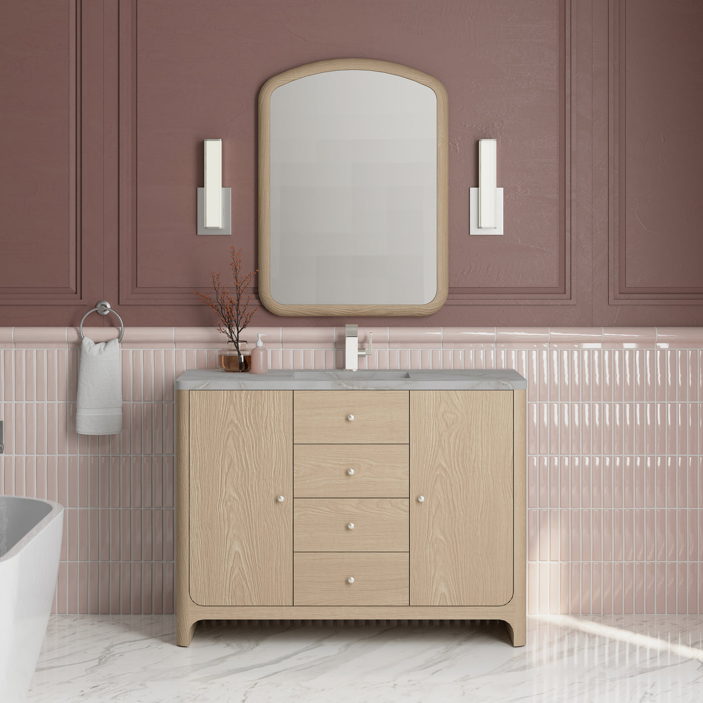 James Martin Gracyn 48" Single Bathroom Vanity, Coastal Driftwood, view 38