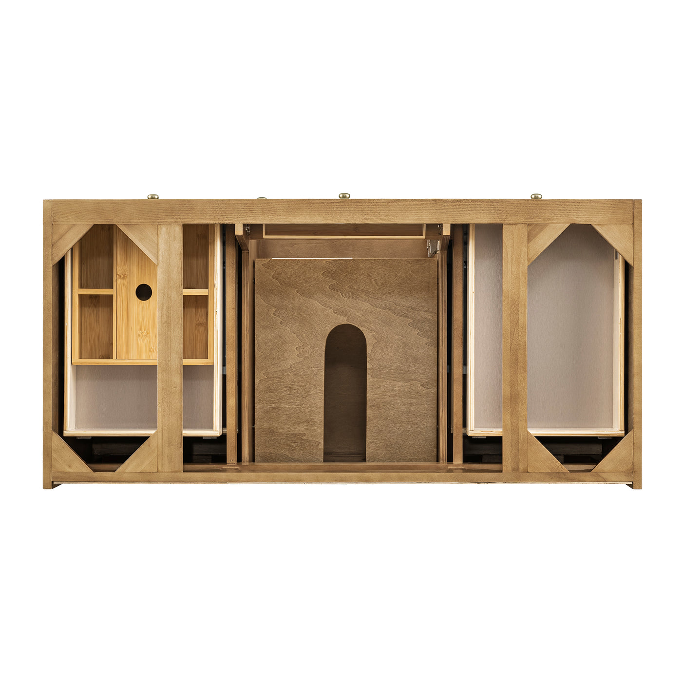 James Martin Laurent 48" Dual Mount Single Bathroom Vanity, Light Natural Oak, view 21