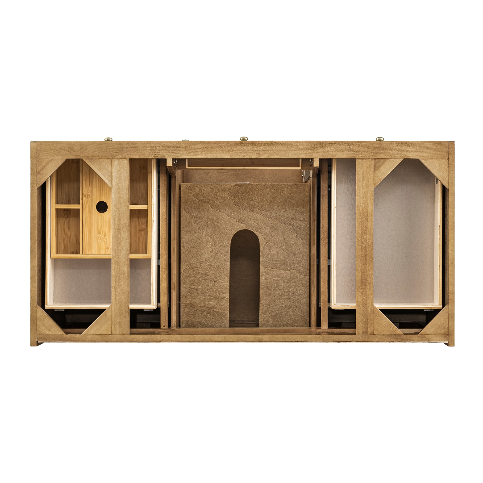 James Martin Laurent 48" Dual Mount Single Bathroom Vanity, Light Natural Oak, view 21