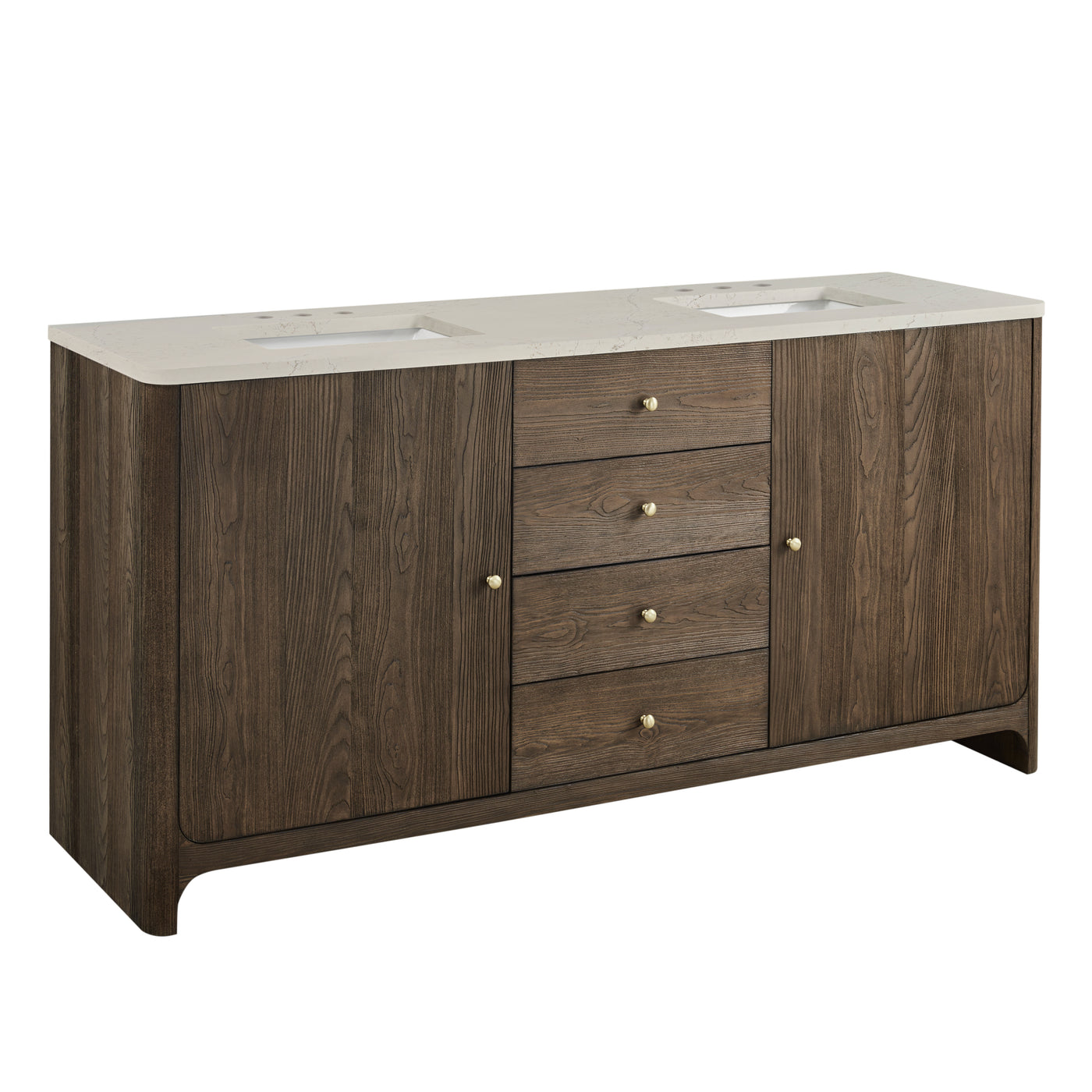 James Martin Gracyn 72" Double Bathroom Vanity, Sable, view 30