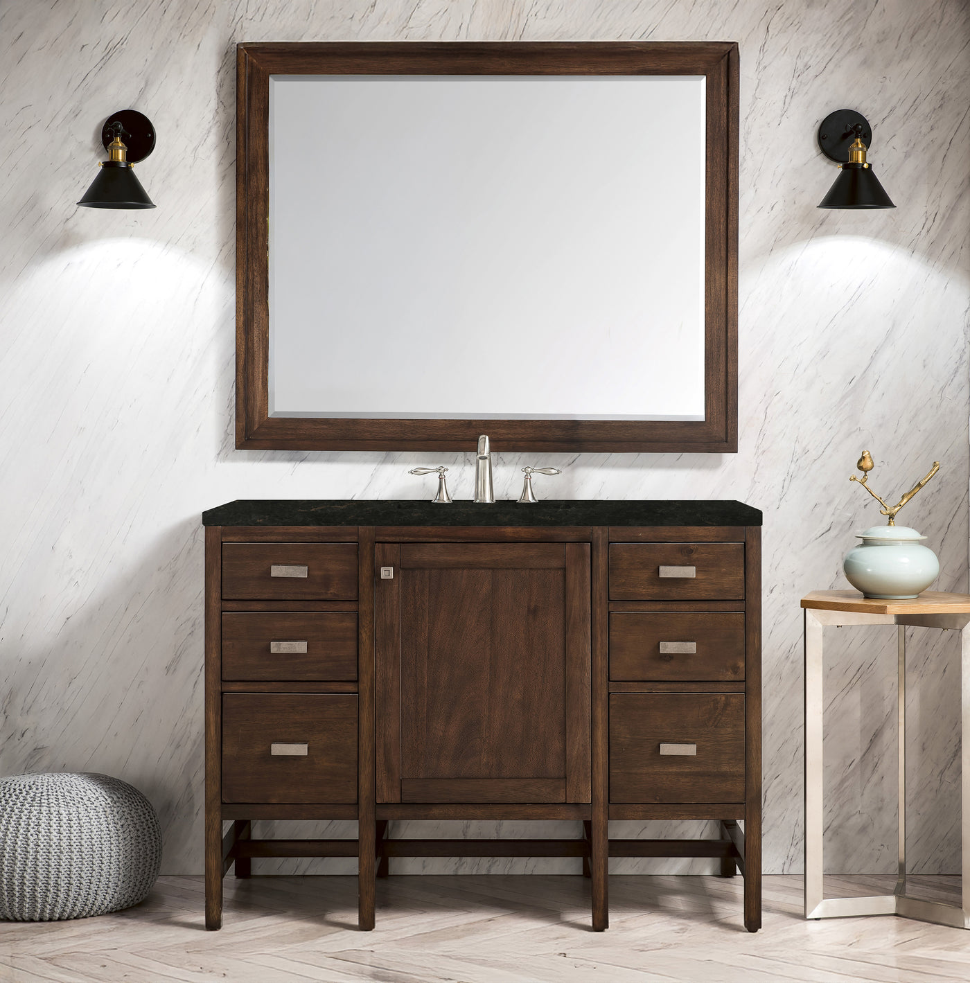 James Martin Addison 48" Single Bathroom Vanity, Mid-Century Acacia, view 32