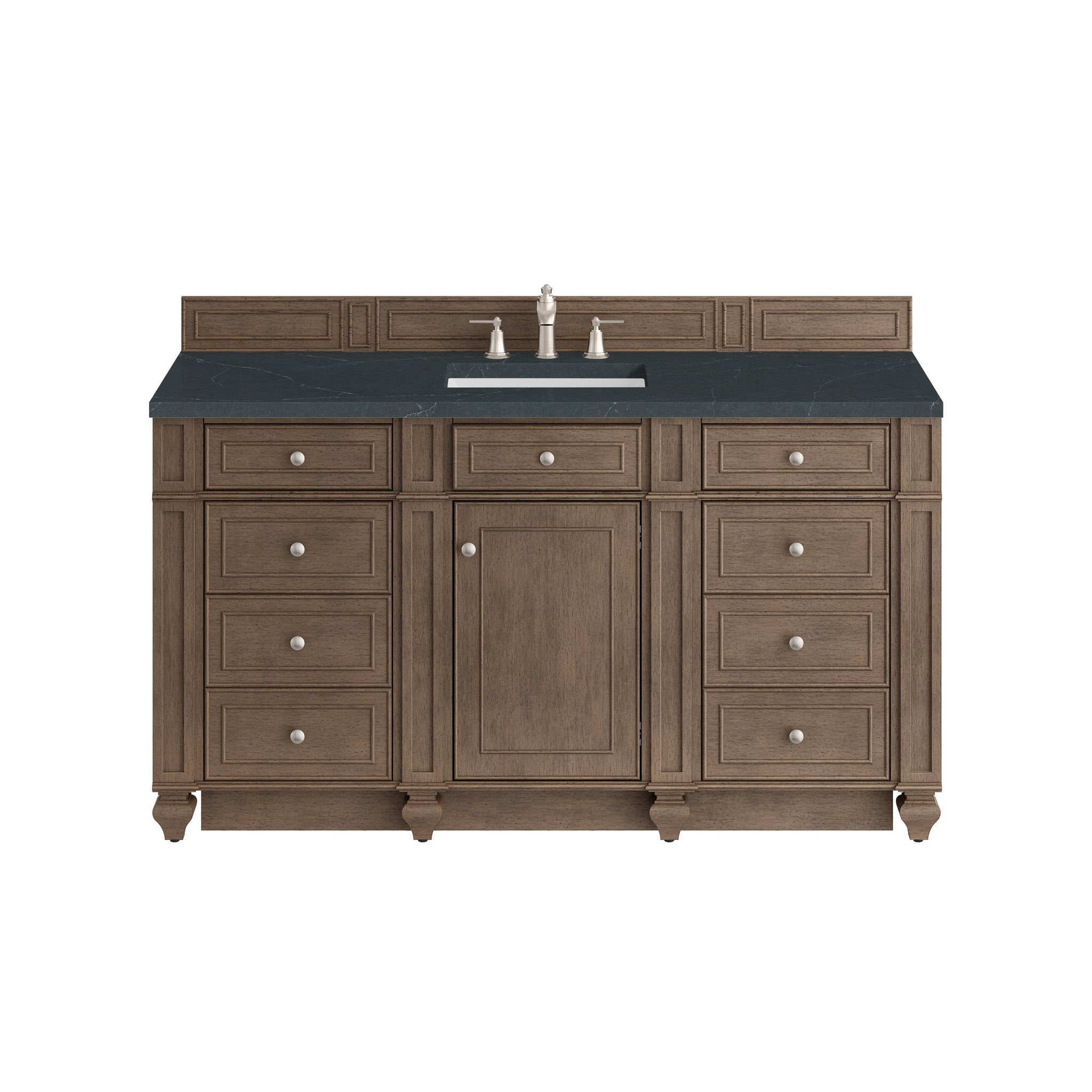 James Martin Bristol 60" Single Bathroom Vanity, Whitewashed Walnut, view 26