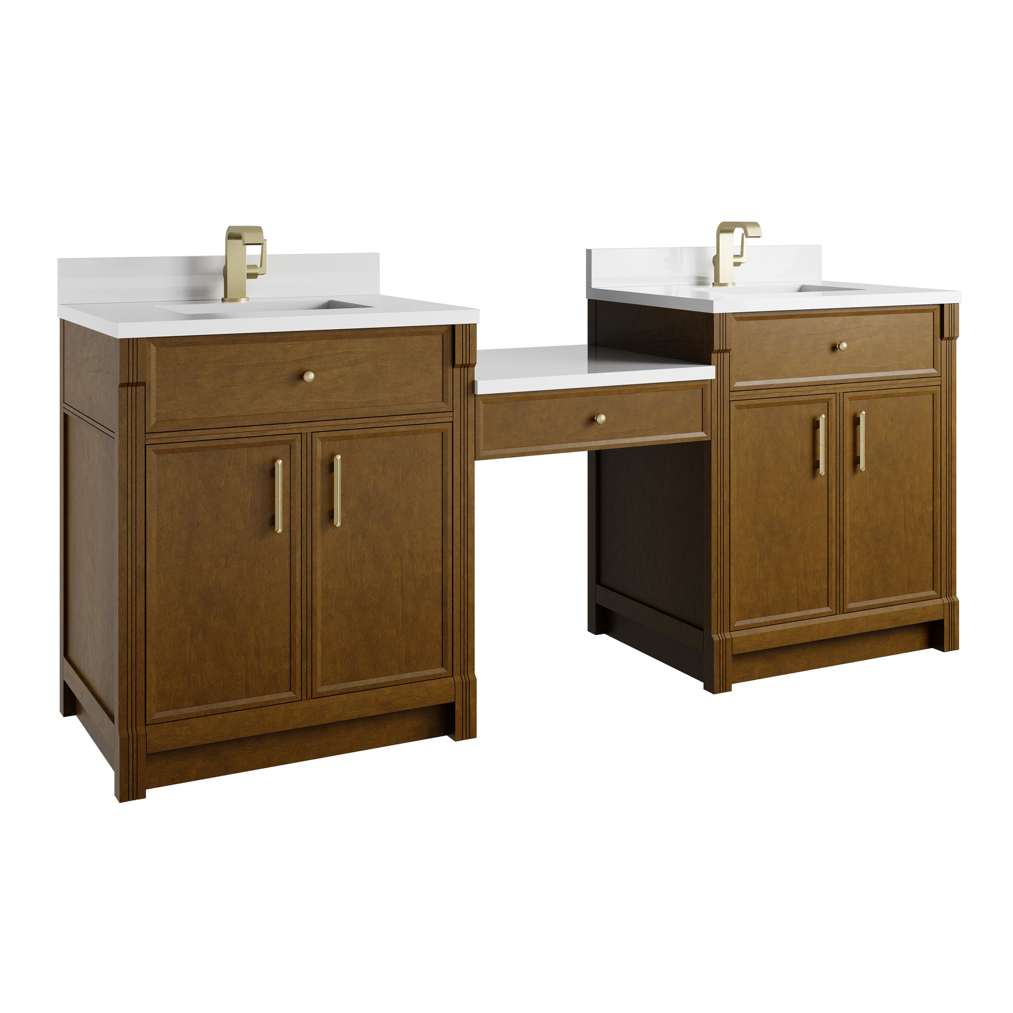 James Martin Bellshire 84" Single Bathroom Vanity, Honey Oak, view 7