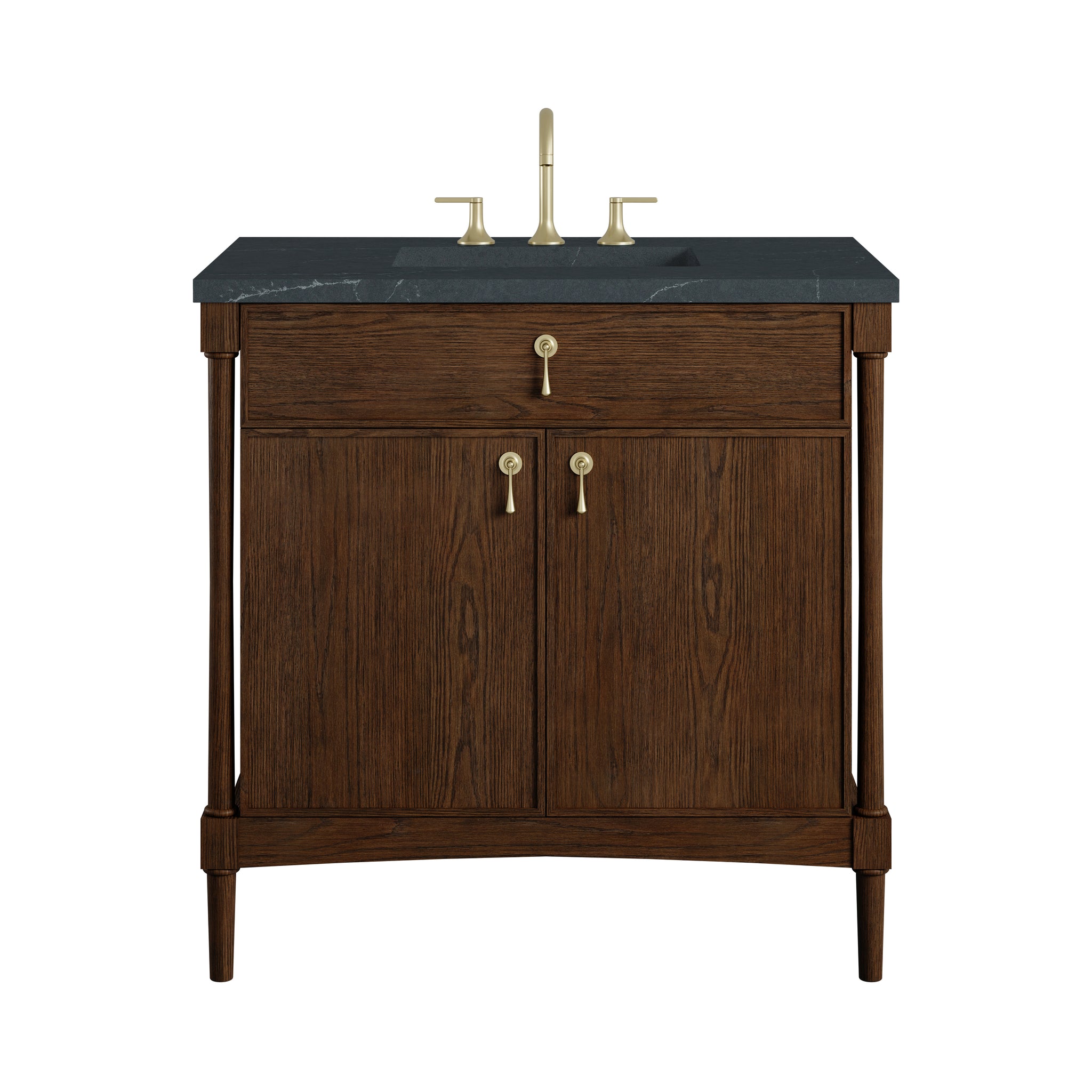 James Martin Kinnsden 36" Single Bathroom Vanity, Sable Oak, view 39