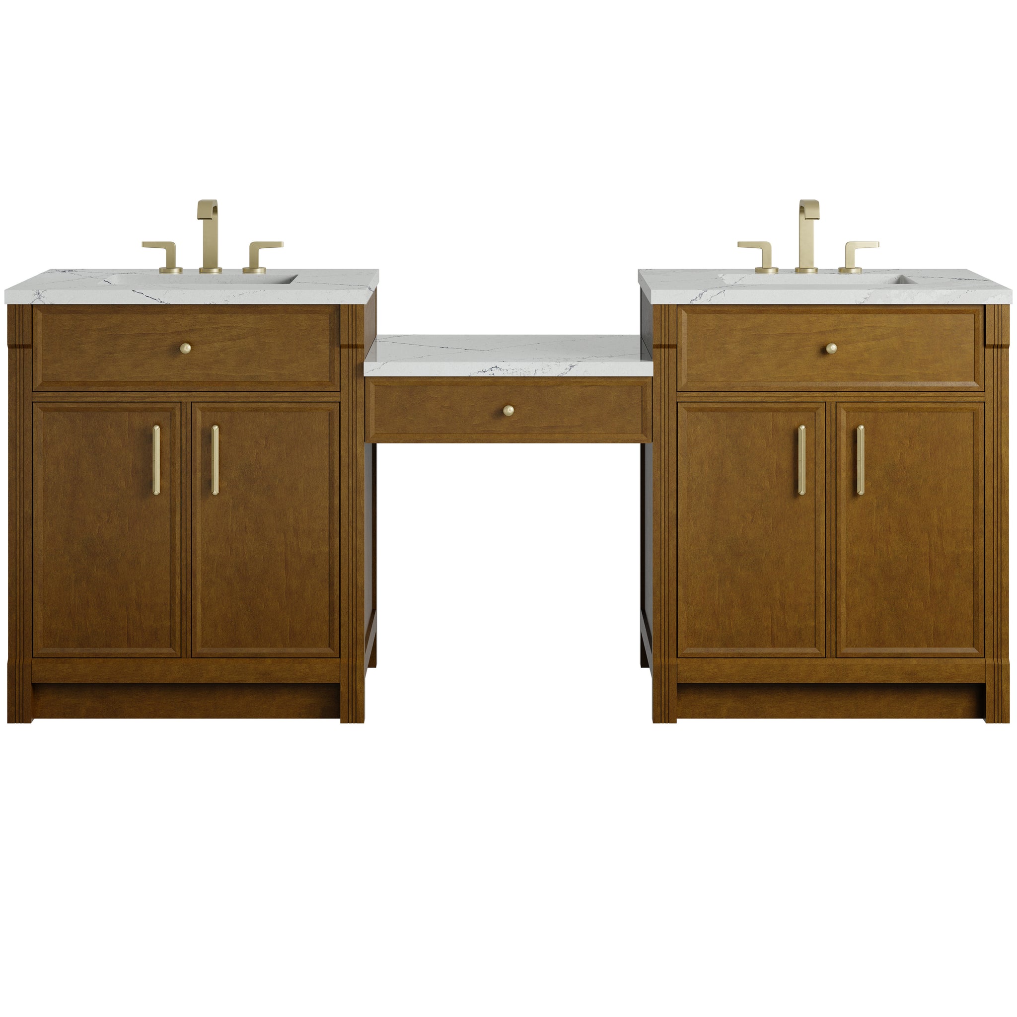 James Martin Bellshire 84" Double Bathroom Vanity, Honey Oak, view 40